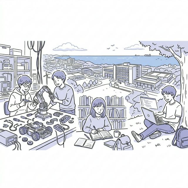 【千葉工業大学のすべて】偏差値・詳細な就職実績から、出身の有名人まで徹底解説！ キャンパスライフイメージ
