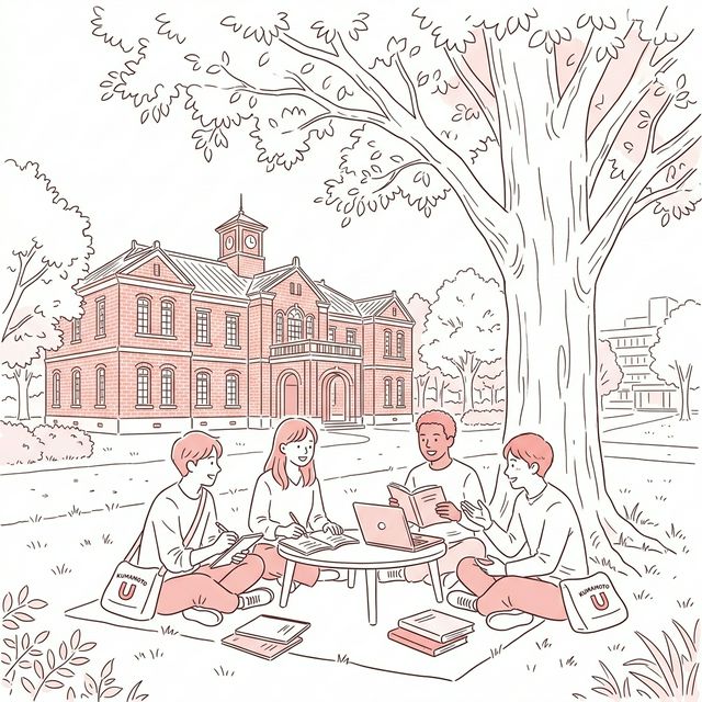 【熊本大学のすべて】偏差値・詳細な就職実績から、出身の有名人まで徹底解説！ キャンパスライフイメージ