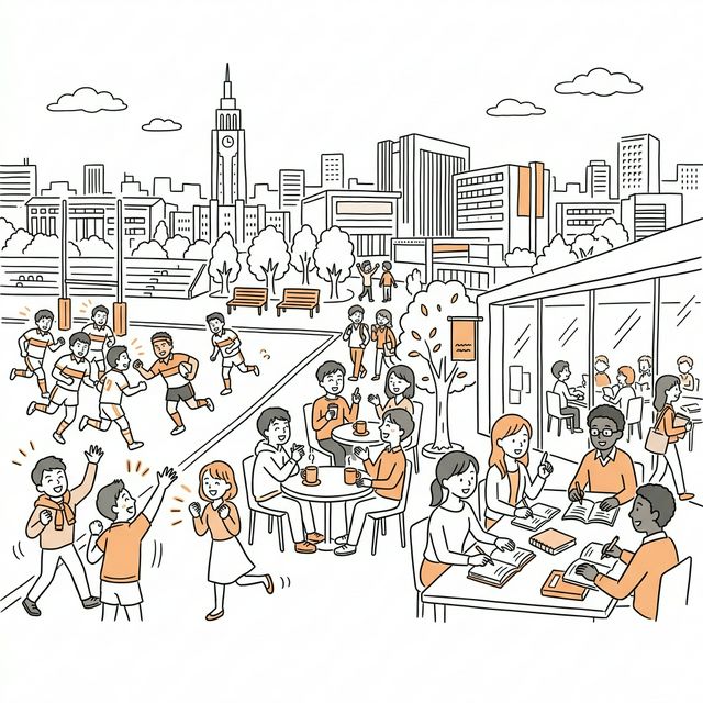 【明治大学のすべて】偏差値・詳細な就職実績から、出身の有名人まで徹底解説！ キャンパスライフイメージ