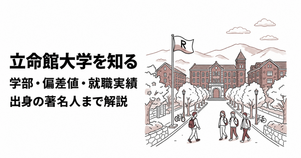 立命館大学の偏差値・就職実績・出身者を紹介