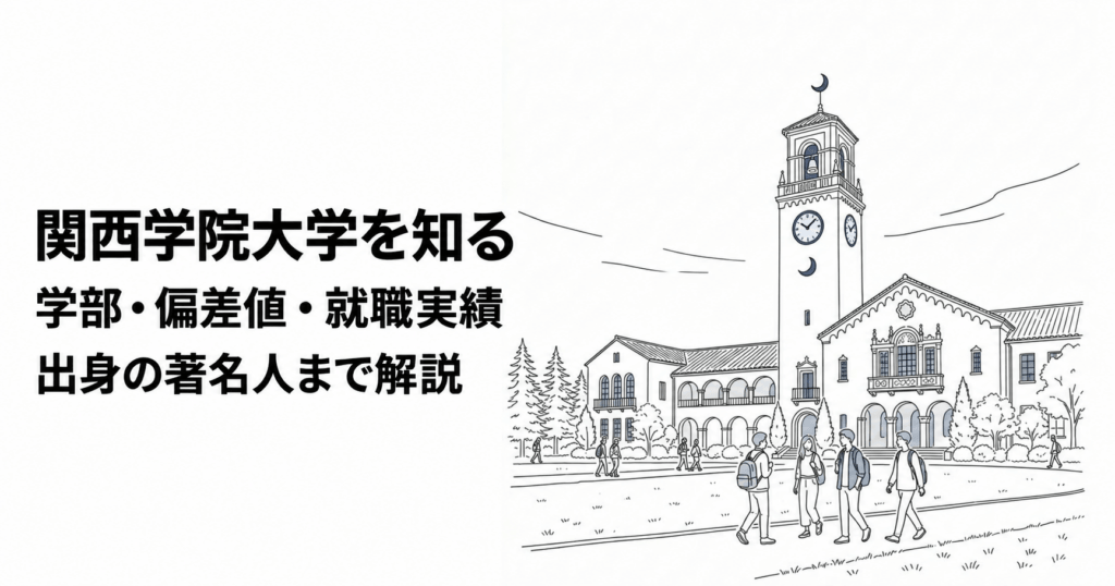 関西学院大学の偏差値・就職実績・出身者を紹介